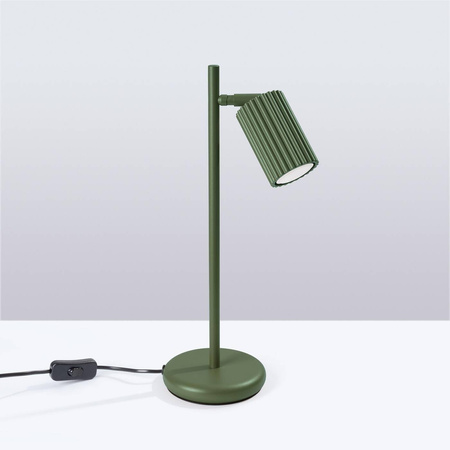 Lampa biurkowa KARBON zielona oliwka (SL.1624) - Sollux Lighting