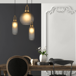 PENDANT LIGHT GLASS 1XE27 MAX 40W (19177 Zambelis) - Zambelis