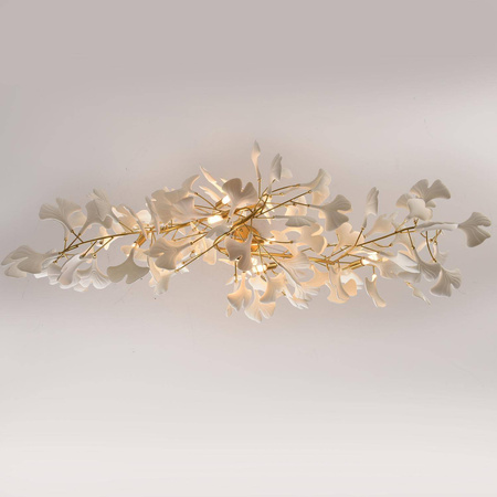 Lampa wisząca BOTANIKA WAVE złoto biała 125 cm (XY080P-120) - Step into Design