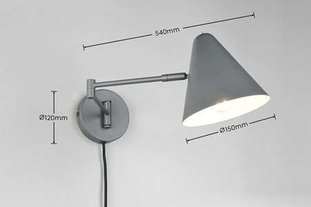 Kinkiet z wysięgnikiem COSIMA (263970142) - Trio