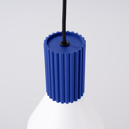 Lampa wisząca ESTRIA 1 biała/ultramaryna (SL.1874) - Sollux Lighting