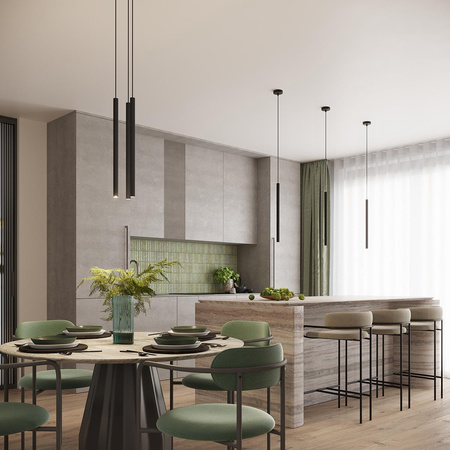 Lampa wisząca ARCHE 2P czarna (SL.1867) - Sollux Lighting