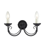 Kinkiet Chartwell (CH2-BLACK) - Elstead Lighting