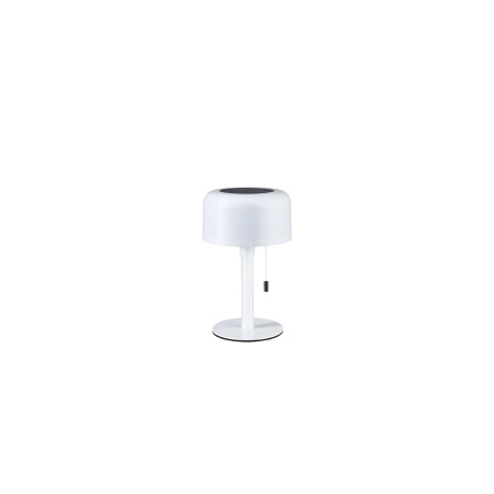 Lampka stołowa solarna BARTJA LED 3-STEP DIM USB-C 1.6W 160lm 2700K IP44 biały / tworzywo sztuczne (PL94606) - PAULMANN