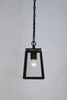 Zewnętrzna lampa wisząca CALVI - czarna (1306003) - Astro Lighting - żyrandol