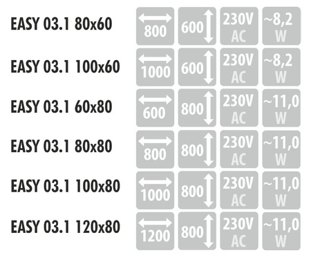 Lustro EASY 03.1 (EASY03.1) - MCJ