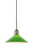Lampa wisząca VELA Pendant 1L Antique Brass/Green (108868) Markslojd