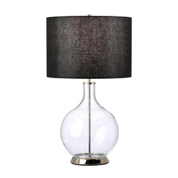Lampa stołowa Orb (ORB-CLEAR-PN-BLK) - Elstead Lighting