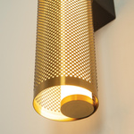 SCONCE LED LIGHT 11W 3000K STAINLESS STEEL-ACRYLIC BRASS-BLACK (23041 Zambelis) - Zambelis