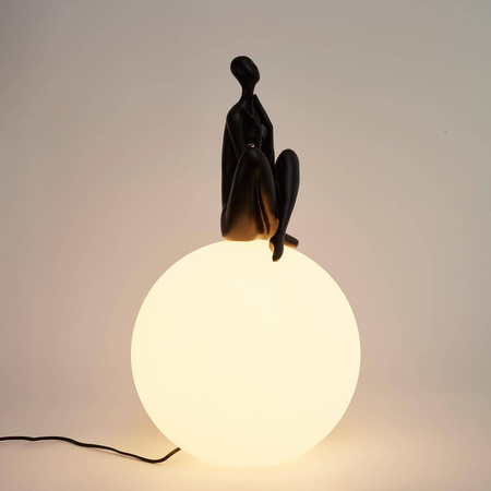 Lampa stołowa WOMAN-3 czarna 35 cm (ST-6020-C black) - Step into Design
