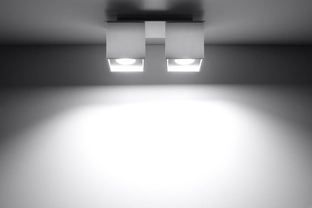 Plafon QUAD 2 biały (SL.0065) - Sollux