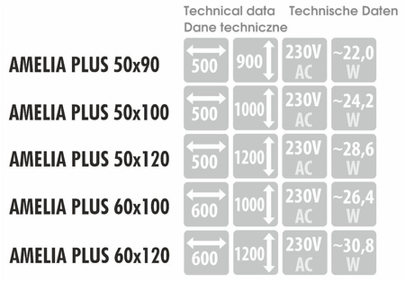 Lustro AMELIA PLUS - MCJ