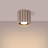 Plafon AURA 1 taupe GU10 (SL.1814) - Sollux Lighting