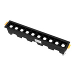 Lampa liniowa Led podtynkowa 20W 4000K czarna JDL-10T - DomenoLED