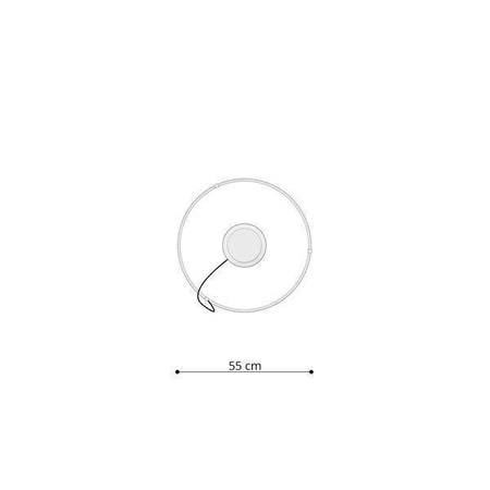 Lampa wisząca RIO 55 czarny LED 4000K (TH.108) - Thoro Lighting