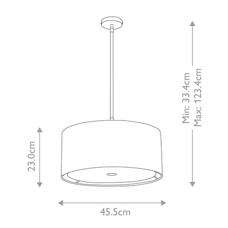 Lampa wisząca  Balance (BALANCE-P-BKPN) - Elstead Lighting