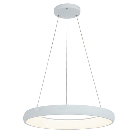 PEDANT LIGHT 50W 3000K , ALUMINUM & ACRYLIC DIMMABLE MATT WHITE (2053 Zambelis) - Zambelis