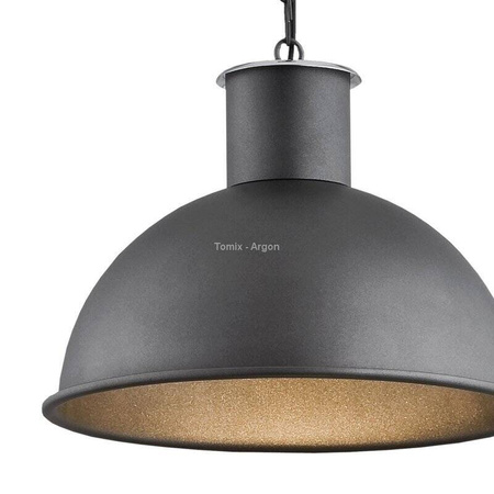 lampa wisząca 1 pł. EUFRAT antracyt 1 x E27/60W ARGON 3192 - żyrandol