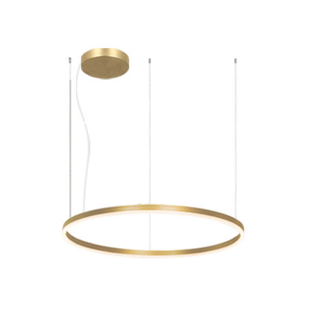 PENDANT LIGHT 84W 3000K ALUMINIUM & ACRYLIC GOLD (22241 Zambelis) - Zambelis