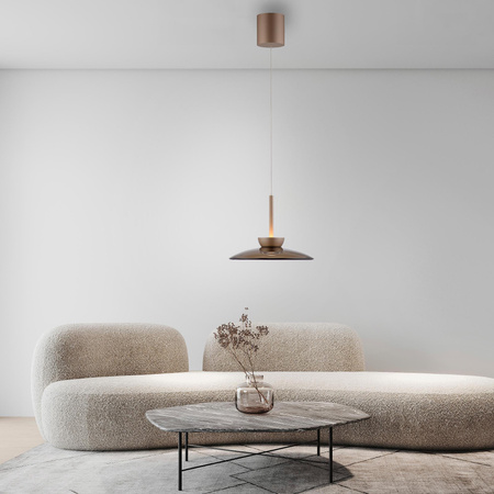 Lampa ze ściemnianiem i płynną regulacją wysokości PURE MOON BRĄZOWY (2191-97) - Paul Neuhaus