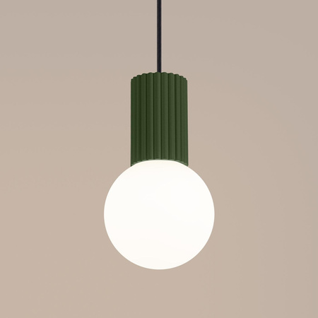 Lampa wisząca HALO 1 zielona oliwka (SL.1724) - Sollux Lighting
