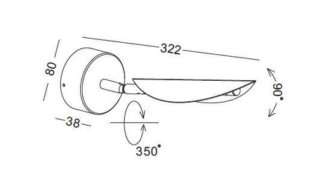 Kinkiet BUKET 395 (639501135) - Elkim Lighting