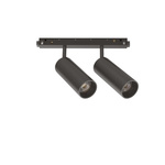 EGO Czarny (EGO_TRACK_DOUBLE_24W_3000K_1-10V_BK) - Ideal Lux