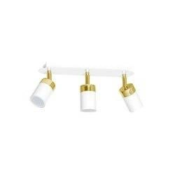 Lampa sufitowa JOKER WHITE/GOLD 3xGU10 (MLP6130) - Milagro