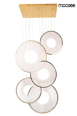 Kaskadowa lampa wisząca STARDUST złota (MSE1501100587) - Moosee