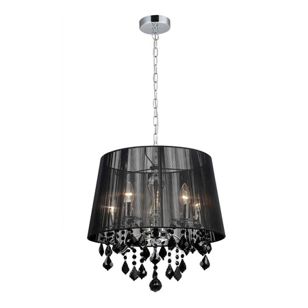 Lampa wisząca Cornelia (MDM-2572/5 BK) Italux - żyrandol