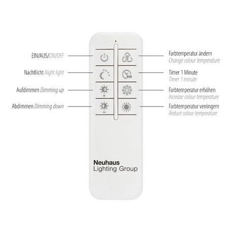 PALMA LAMPA SUFITOWA DREWNO (8330-79) - Paul Neuhaus