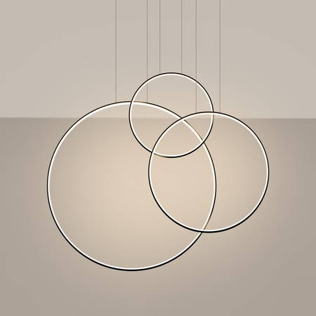 Lampa wisząca RIO 3 55/78/110 czarna LED 3000K (TH.540) - Thoro Lighting