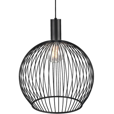 Lampa wisząca AVER Nordlux E27 60W Metal Czarny