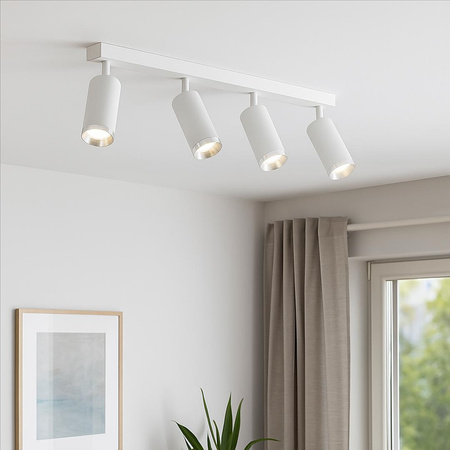 Oprawa Mica Spot Biały + Chrom 4xGU10 (ML2101) - Milagro