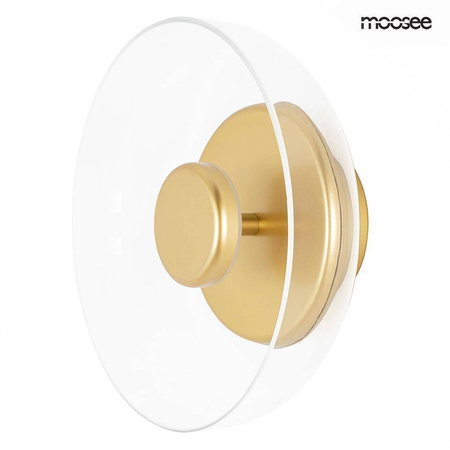 MOOSEE lampa ścienna EDEN WALL złota (MSE010400216) - Moosee