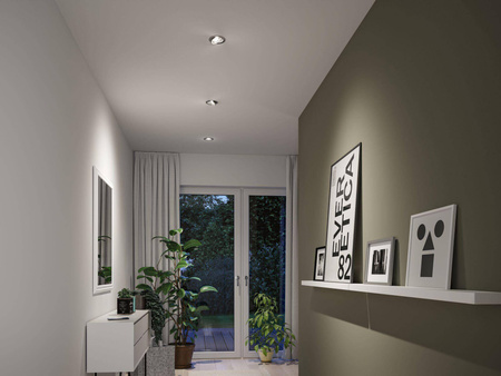 Zestaw opraw do wbudowania ANMUS LED DIM 3X5W 700lm 105mm 2700K-6500K IP20 230V chrom matowy / aluminium (PL92256) - PAULMANN
