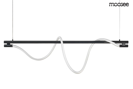 Nowoczesna lampa wisząca SERPIENTE 120  czarna (MSE1501100394) - Moosee