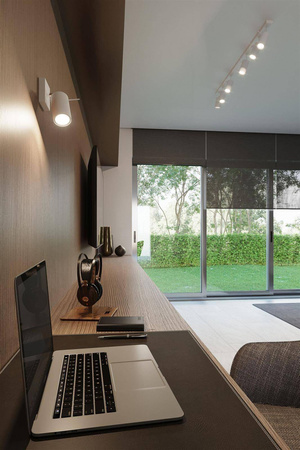 Kinkiet RING biały z włącznikiem (SL.1024) - Sollux Lighting