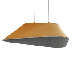Lampa wisząca CARBON EARTH YELLOW&GREY (P0569) - MAXLIGHT
