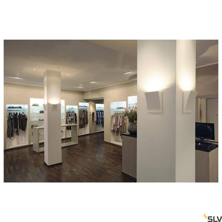 DELWA WIDE LED, lampa ścienna outdoor, 3000K, 100°, kolor biały, IP44 (1000340) - SLV