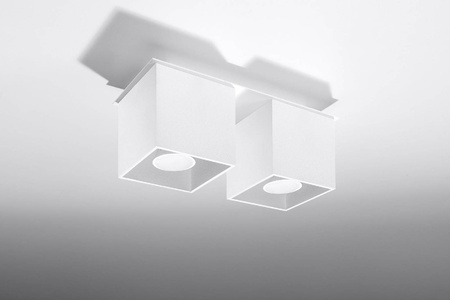 Plafon QUAD 2 biały (SL.0065) - Sollux