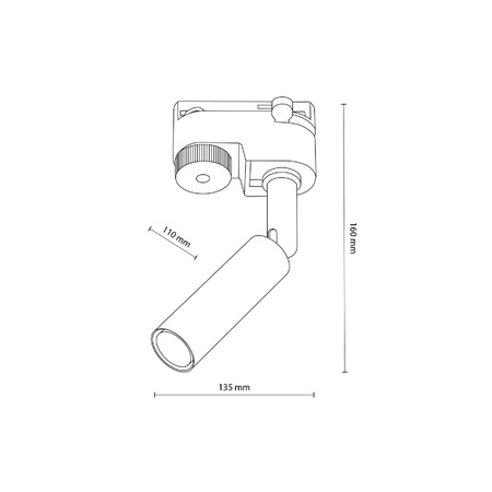 Lampa do szynoprzewodu TRACER WHITE G_9  (4956) - TK Lighting