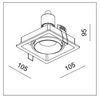 Oprawa LED FASHION-GU10 White&Black IP20  (03364W/B) - ZARlight