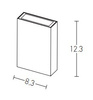OUTDOOR WALL LIGHT LED 4W WHITE (E216 Zambelis) - Zambelis