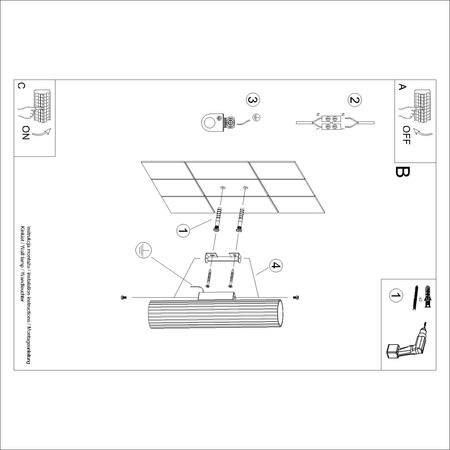 Kinkiet KARBON 30 taupe (SL.1776) - Sollux Lighting