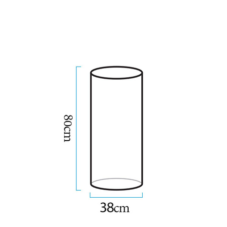 Lampa ogrodowa kolumna TUBE LED RGBW 16 kolorów 80 cm (ES-DC030) - Step into Design