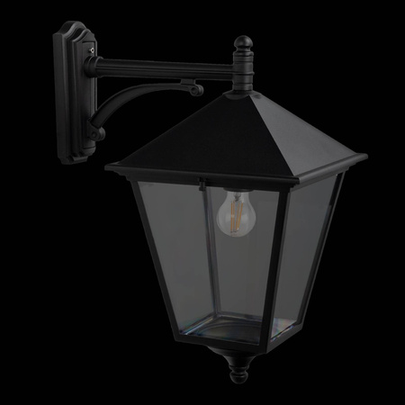 Kinkiet zewnętrzny LONDON 493 BLACK E27 LED 11W Norlys