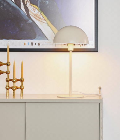 Lampa stołowa ELLEN Nordlux E14 40W Metal Beżowy