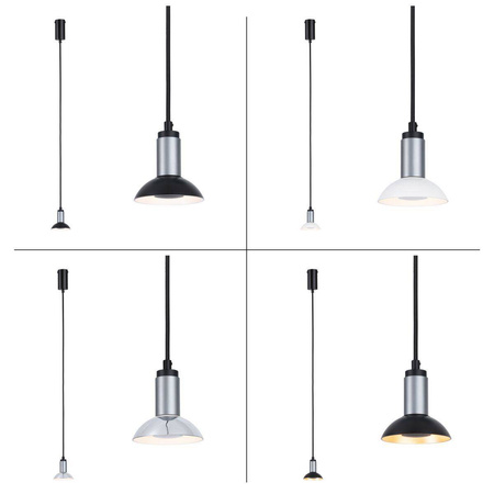 Lampa wisząca RUNA max.1x20W GU10 czarny/antracyt 230V metal (PL79519) - PAULMANN