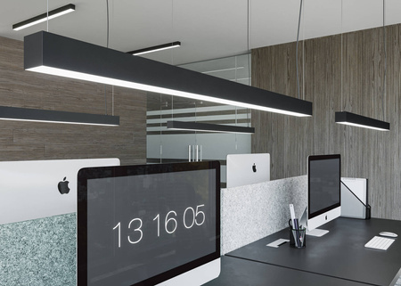 Lampa wisząca PINNE 117 szara 3000K (TH.067) - Thoro Lighting